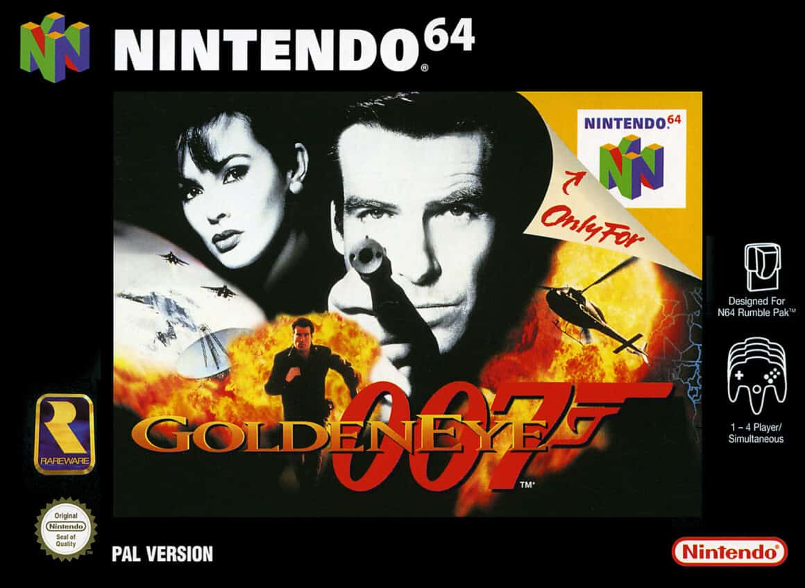 Los mejores juegos de los 90 - Goldeneye 007 N64
