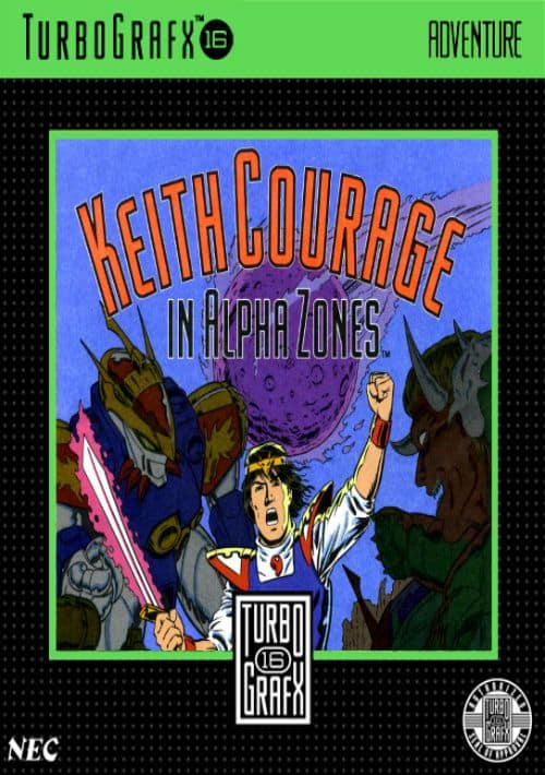 Los mejores juegos de Turbografx 16 - Keith Courage en Alpha Zones