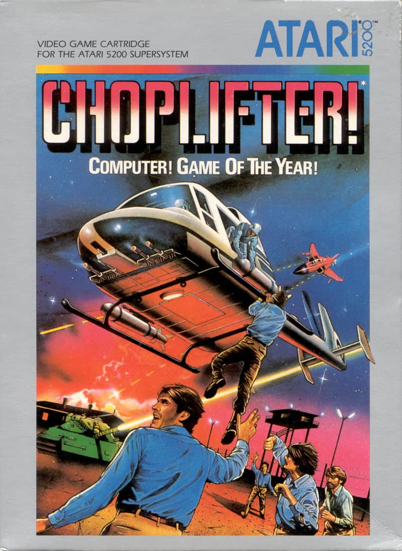 Los mejores juegos de Atari 5200 - Choplifter