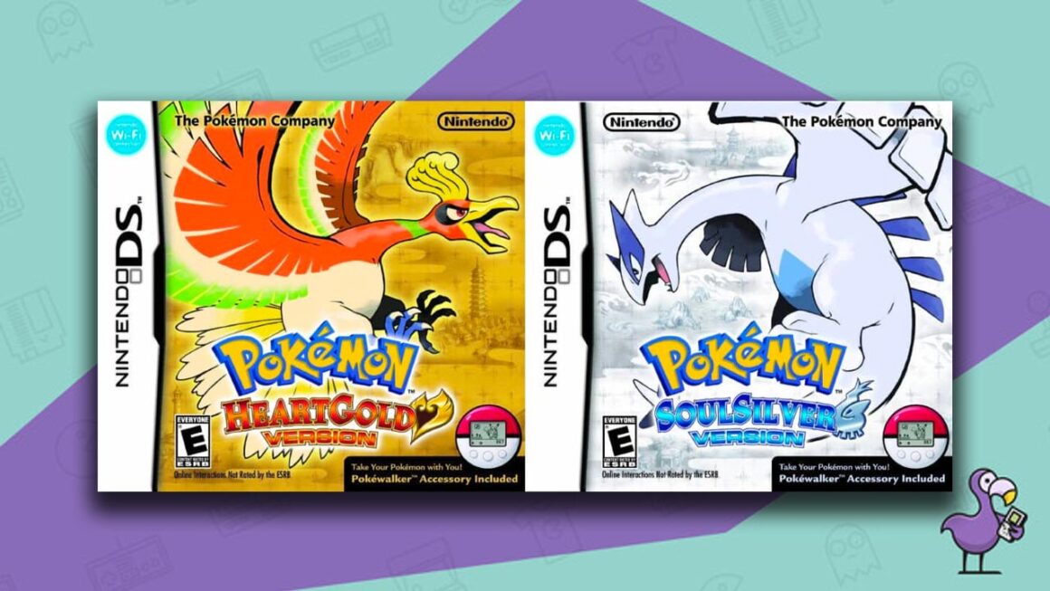 Los mejores juegos de Nintendo DS: carátula del juego Pokemon HeartGold/SoulSilver
