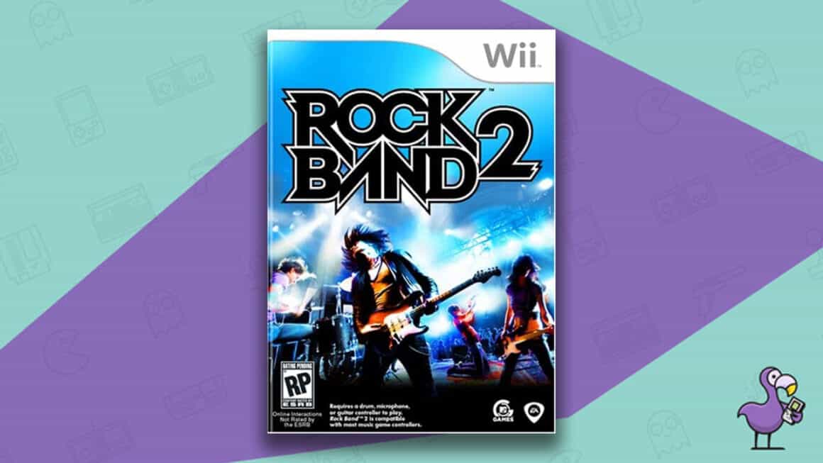 Los mejores juegos de Nintendo Wii - Estuche del juego Rock Band 2