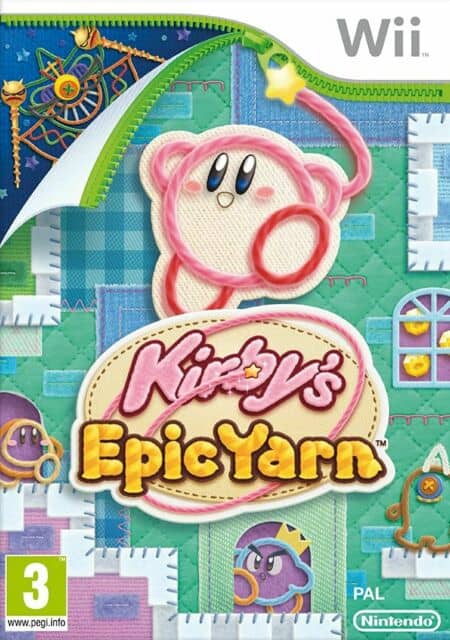 Los mejores juegos de Nintendo Wii - Kirby's Epic Yarn
