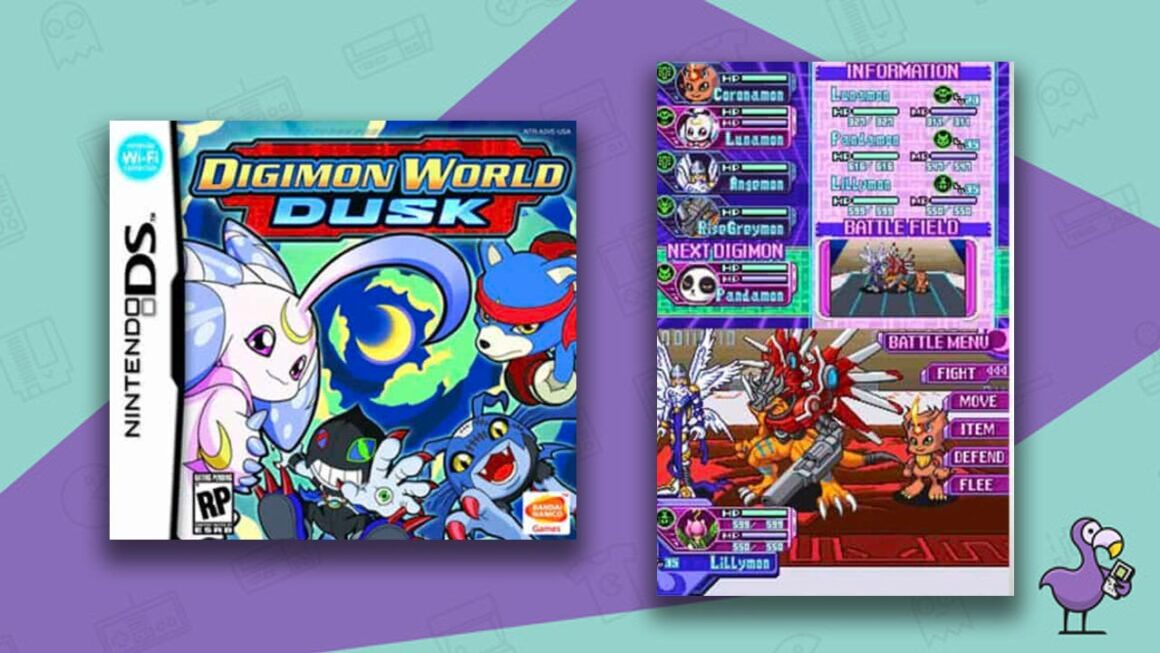 Los mejores juegos de Digimon: juego de Digimon World Dawn/Dusk.