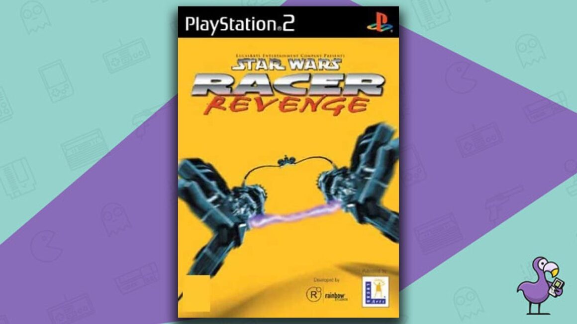 mejores juegos de ps2 - carátula del juego de venganza de Star Wars racer