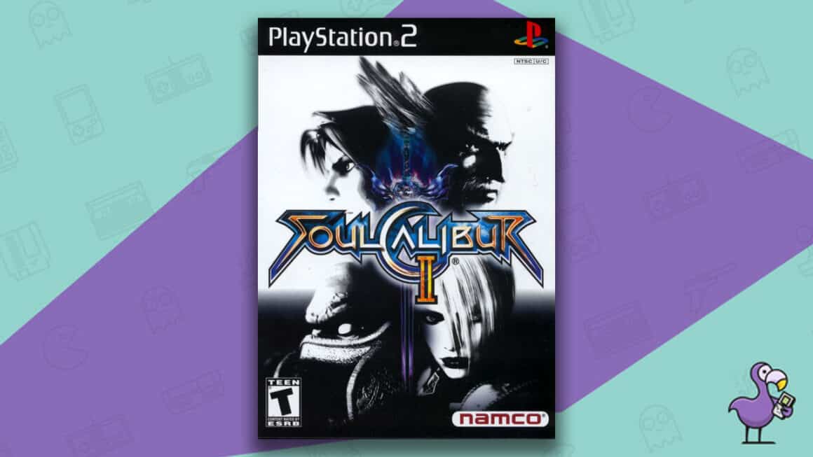 Los mejores juegos de PS2: portada de la caja del juego SoulCalibur 2