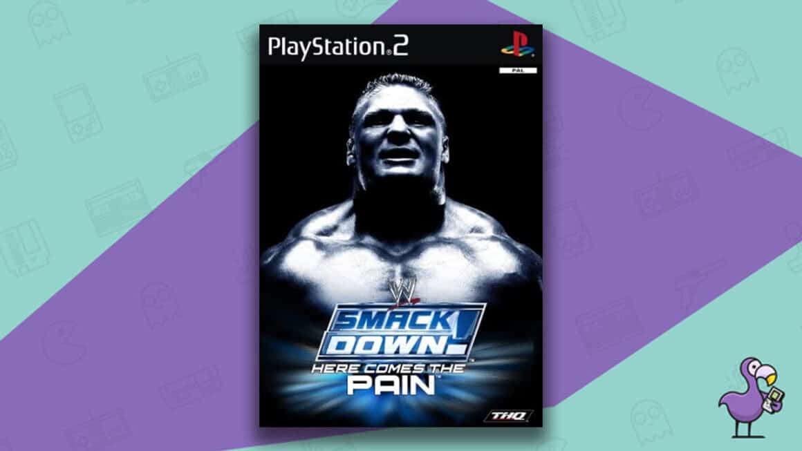 Los mejores juegos de PS2: ¡WWE Smackdown! Arte de portada de la caja del juego Here Comes The Pain