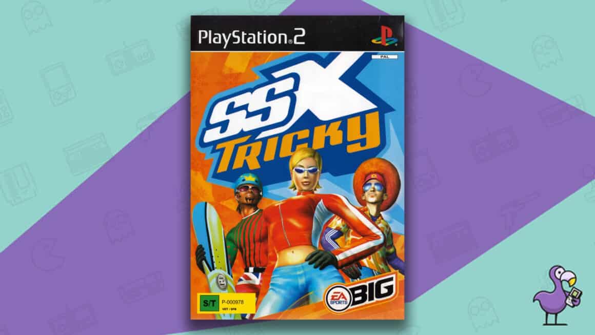 Los mejores juegos de PS2: portada de la caja del juego SSX Tricky