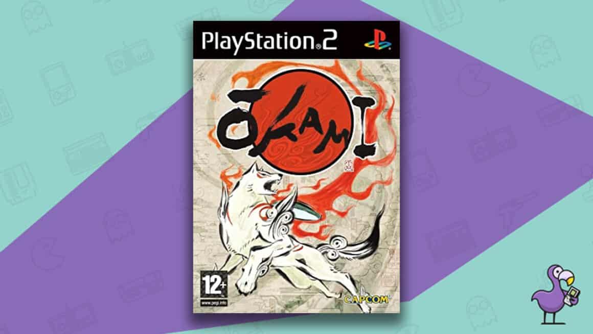 Los mejores juegos de PS2: arte de portada de la caja del juego Okami