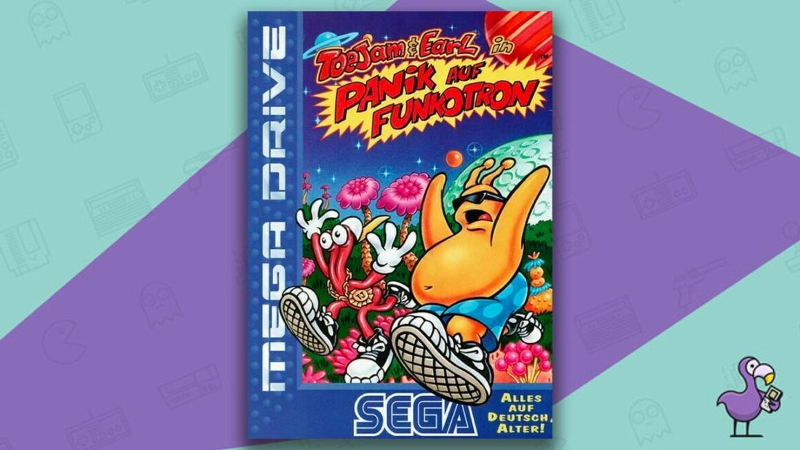 Los mejores juegos de Sega Mega Drive - ToeJam & Earl: Panic on Funkotron game case cover art