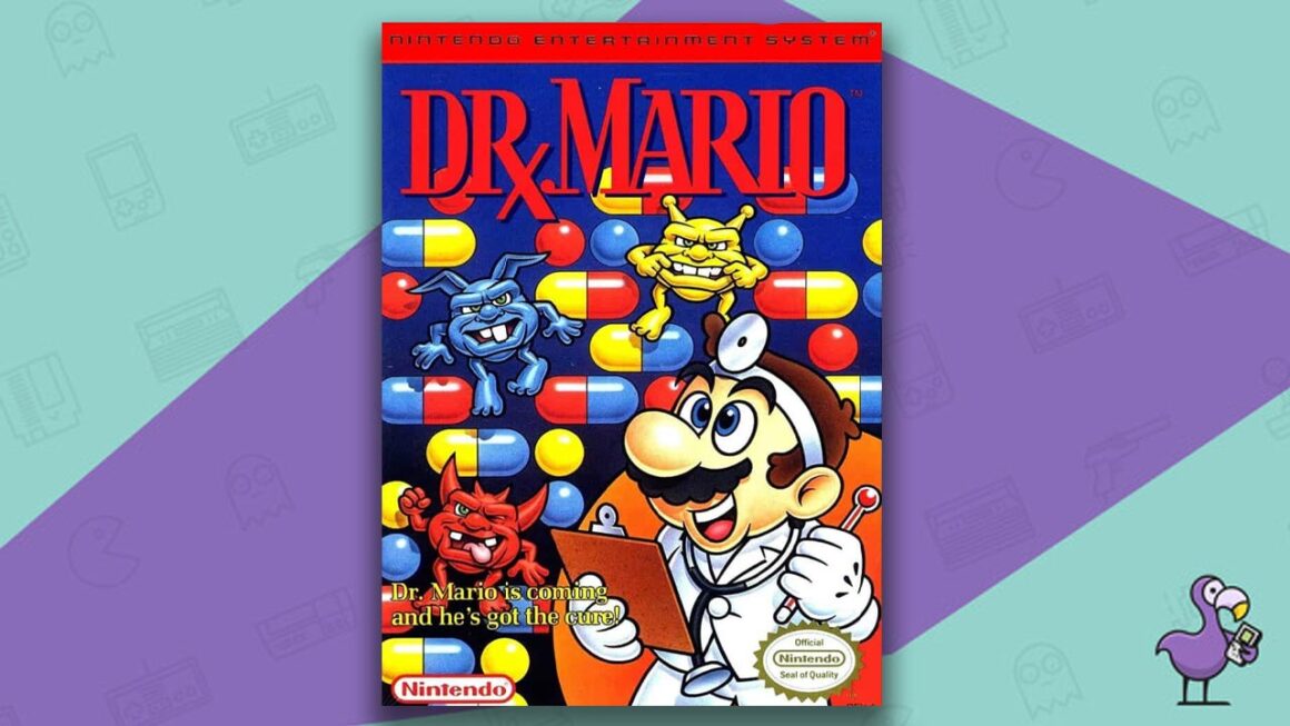 Los mejores juegos de NES - DR Mario Game Case