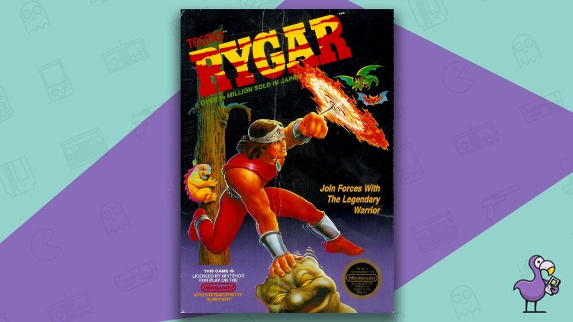 Los mejores juegos de NES - Rygar Game Case