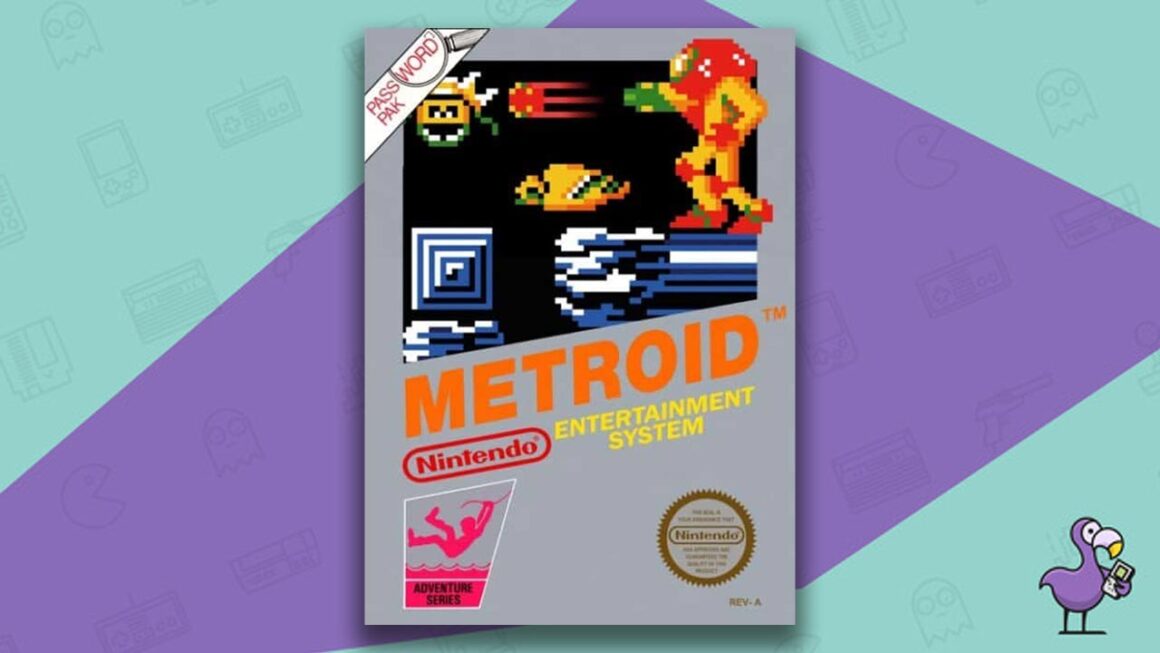 Los mejores juegos de NES: estuche de juego Metroid