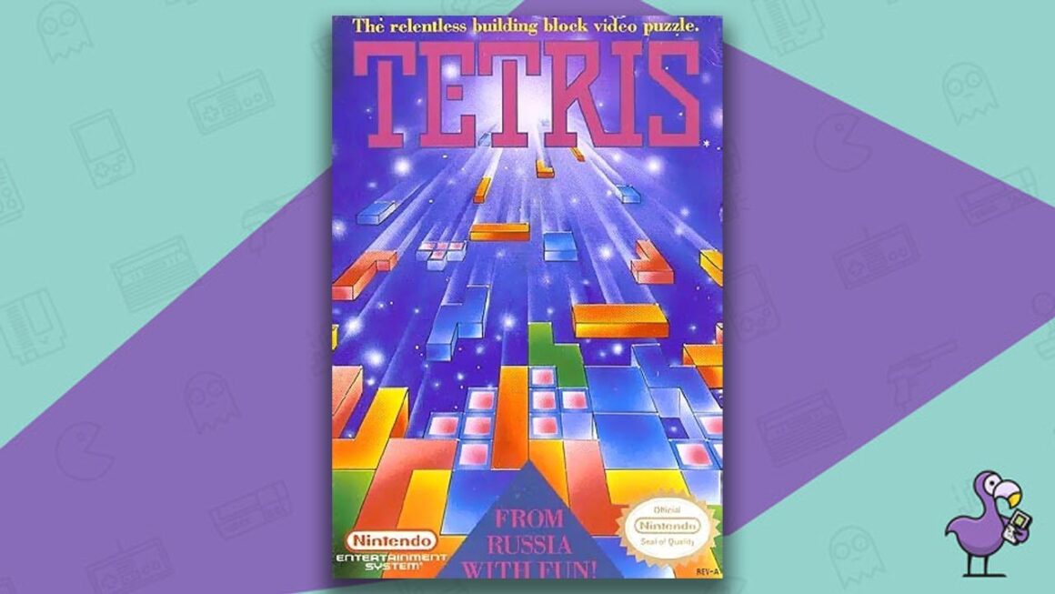 Los mejores juegos de NES: estuche de juego Tetris