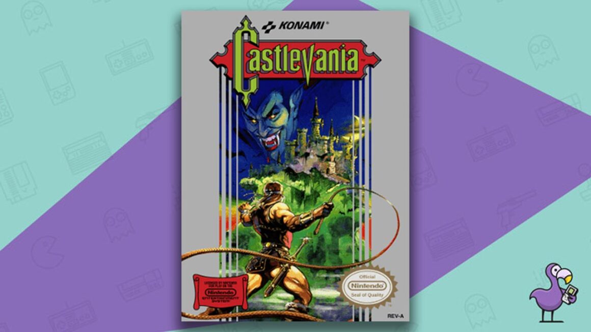 Los mejores juegos de NES: juego de Castlevania.  caso