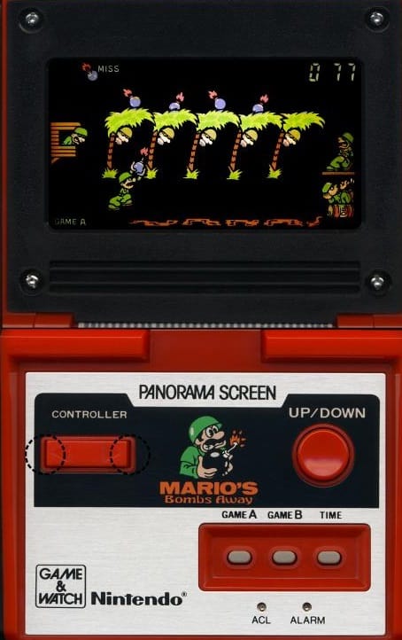 Los mejores juegos de Game & Watch - Bombs Away