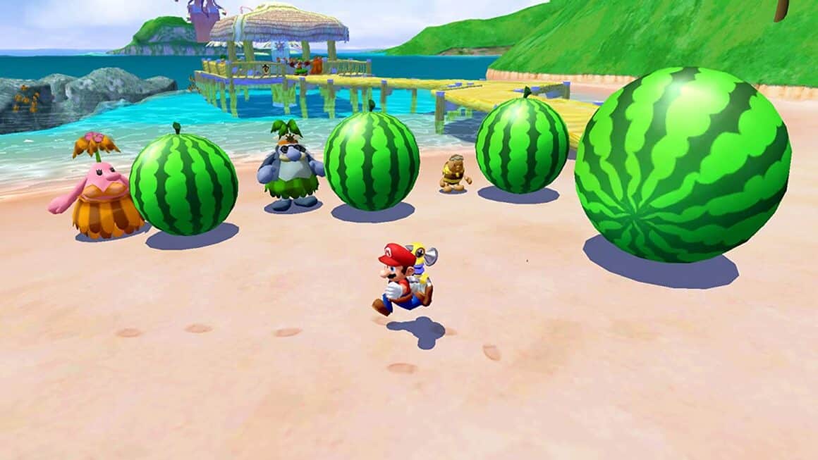 Revisión de Super Mario 3D All-Stars - Delfino Isle Melons