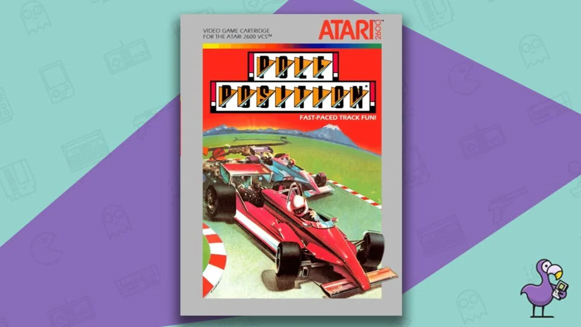 Los mejores juegos de Atari 2600: portada de la caja del juego Pole Position