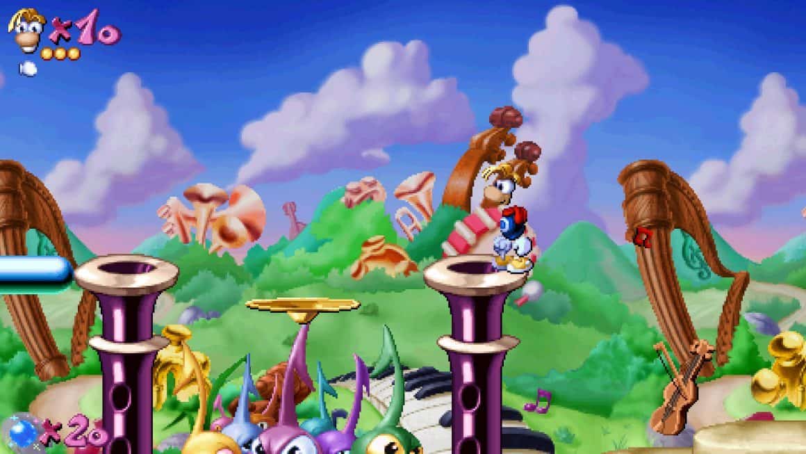 Rayman en las tierras baldías