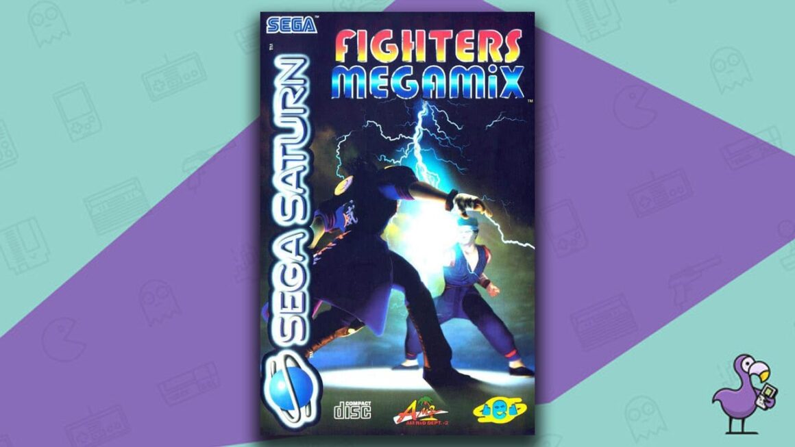 Los mejores juegos de Sega Saturn: arte de portada de la caja del juego fighters mega mix
