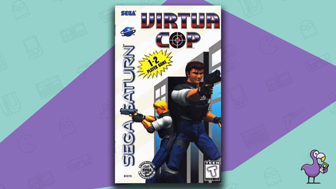 Los mejores juegos de Sega Saturn: portada del juego Virtua Cop