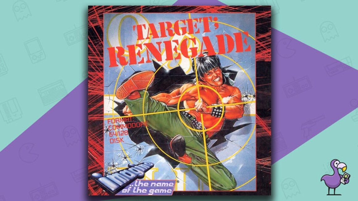 Los mejores juegos de Commodore 64 - Arte de portada de la caja del juego Target Renegade