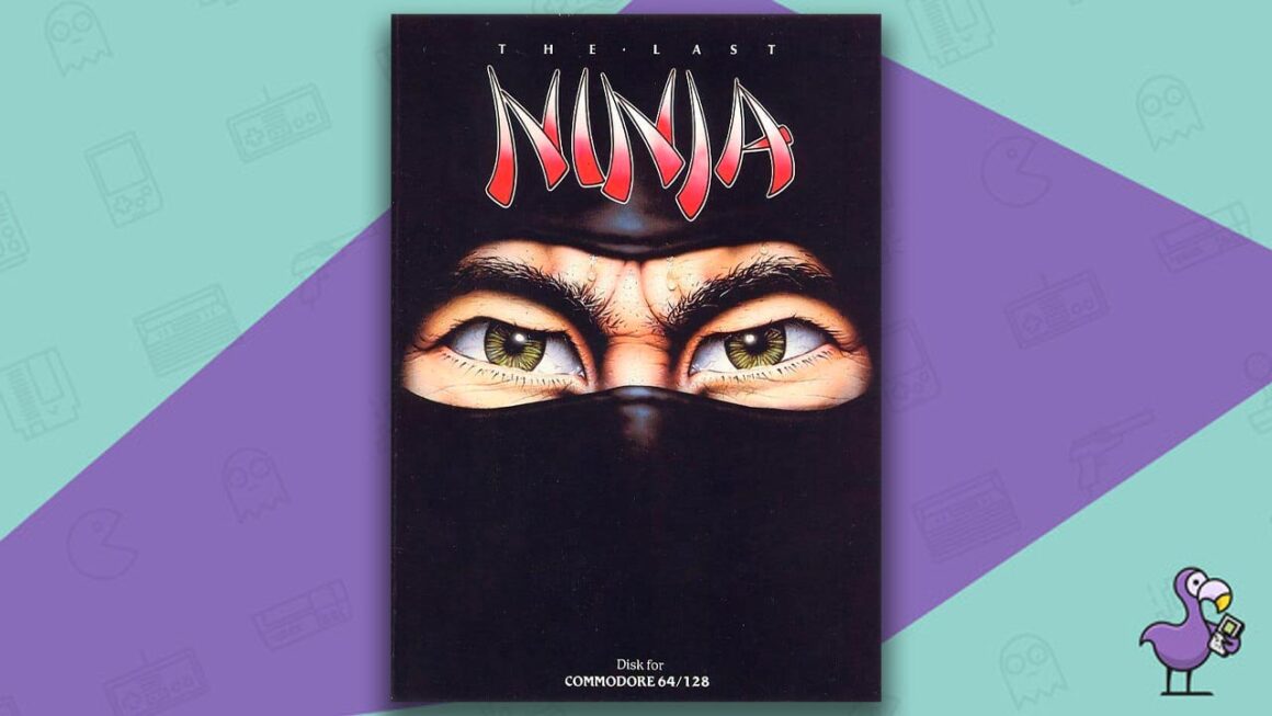 Los mejores juegos de Commodore 64: portada del juego The Last Ninja