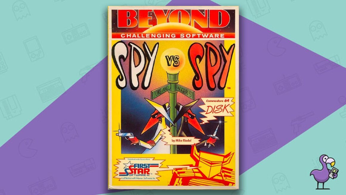 Los mejores juegos de Commodore 64: portada del juego Spy vs Spy
