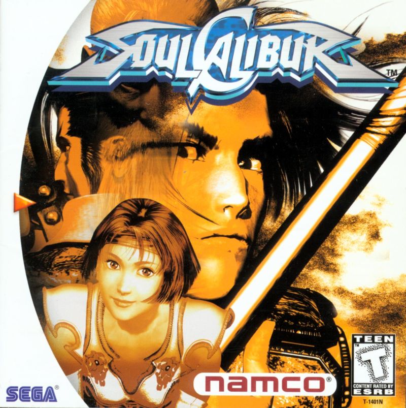 SoulCalibur (1999) Arte de portada de caja de Dreamcast - Juegos de Dreamcast