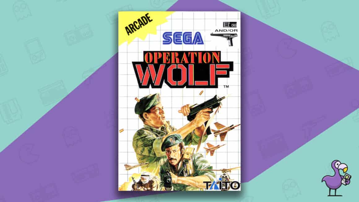 Los mejores juegos de Master System: portada del juego Operation Wolf