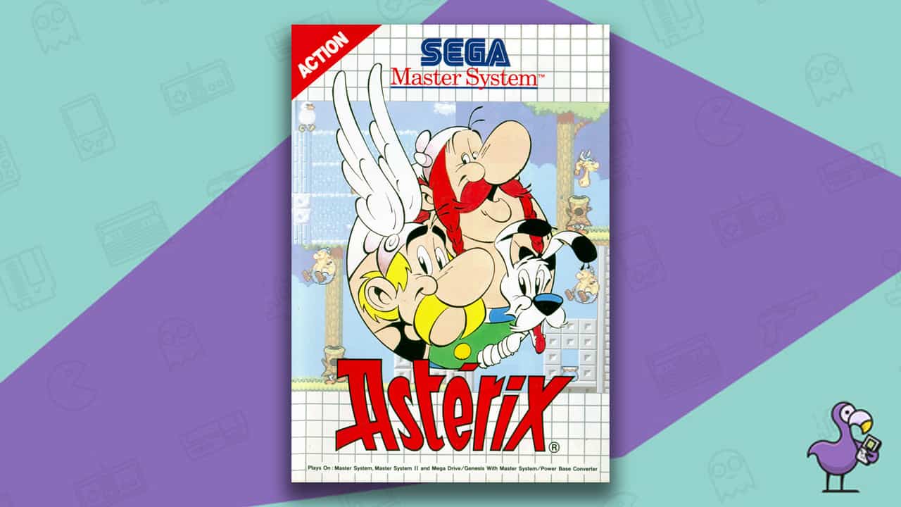 Los mejores juegos de Master System - Astérix Game Case