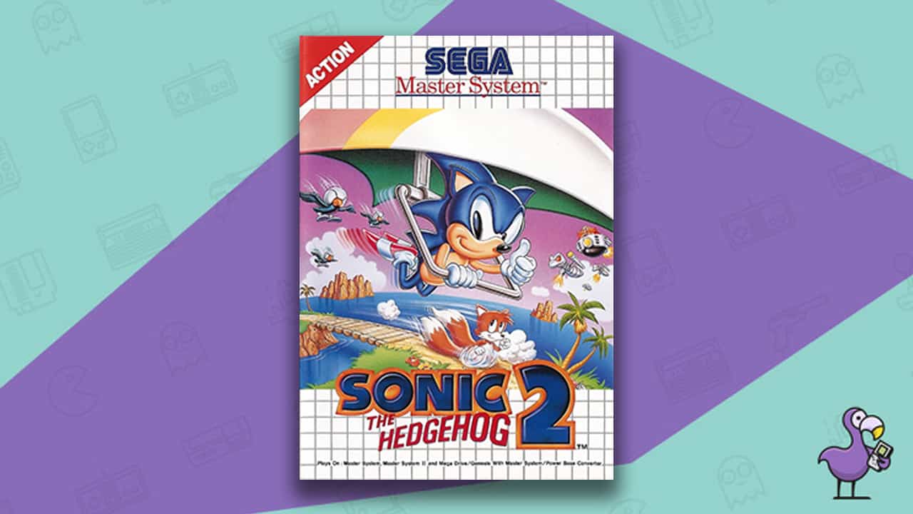 Los mejores juegos de Master System - Caja del juego Sonic the Hedgehog 2