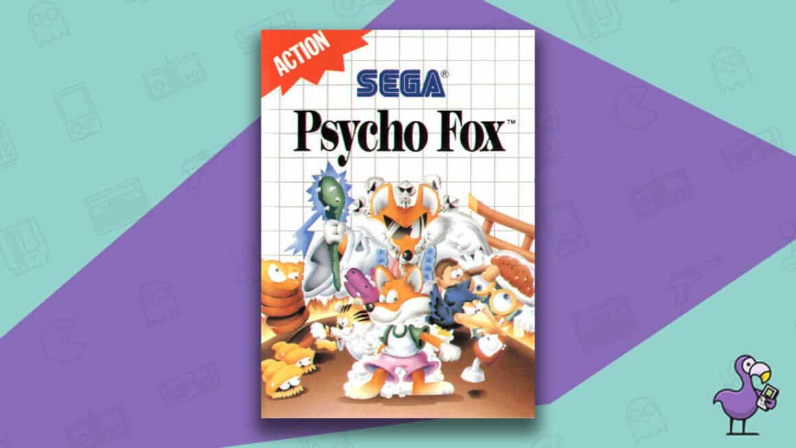 Best Master System Games - Estuche de juego Psycho Fox