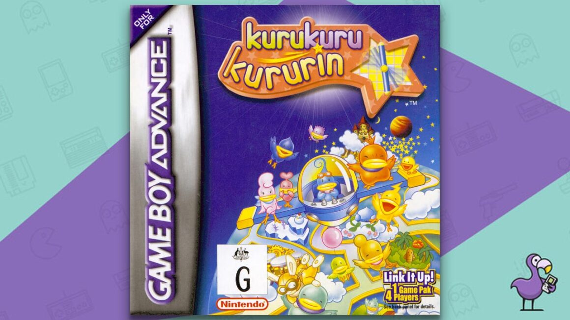 mejores juegos de gameboy advance - kuru kuru Kururin game case cover art