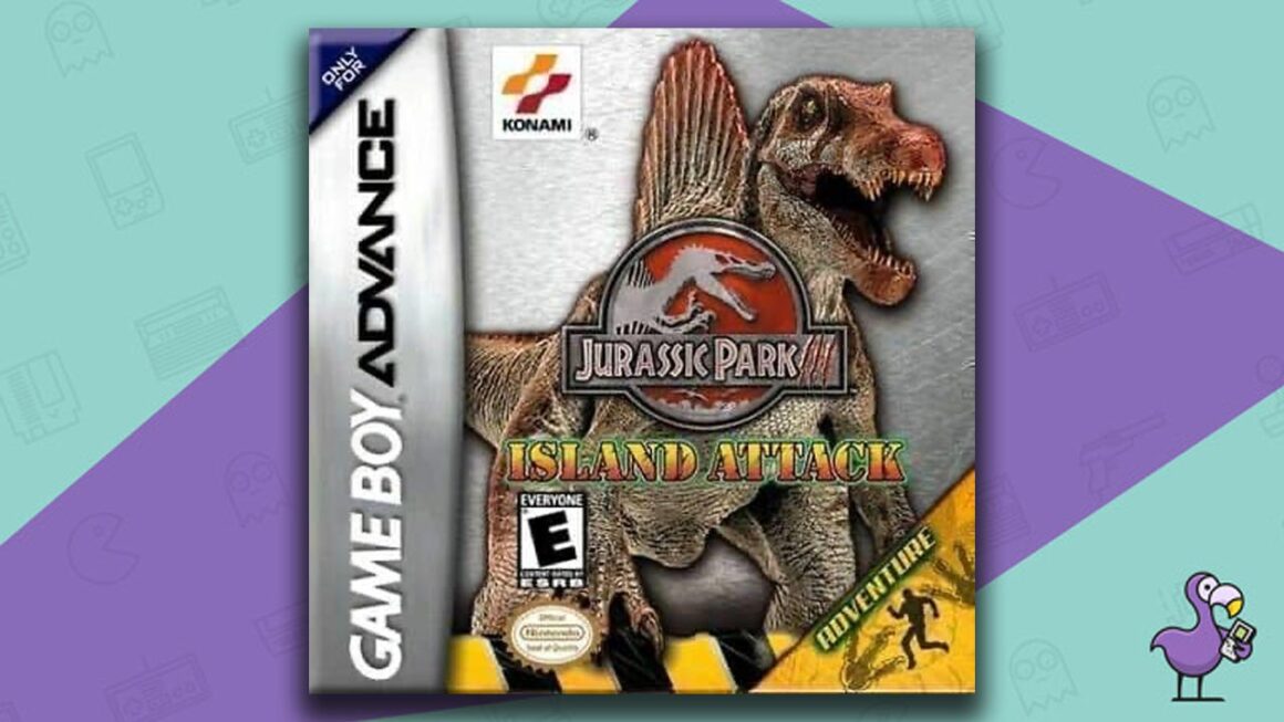 Los mejores juegos de Gameboy Advance - Jurassic Park 3: carátula del juego Island Attack
