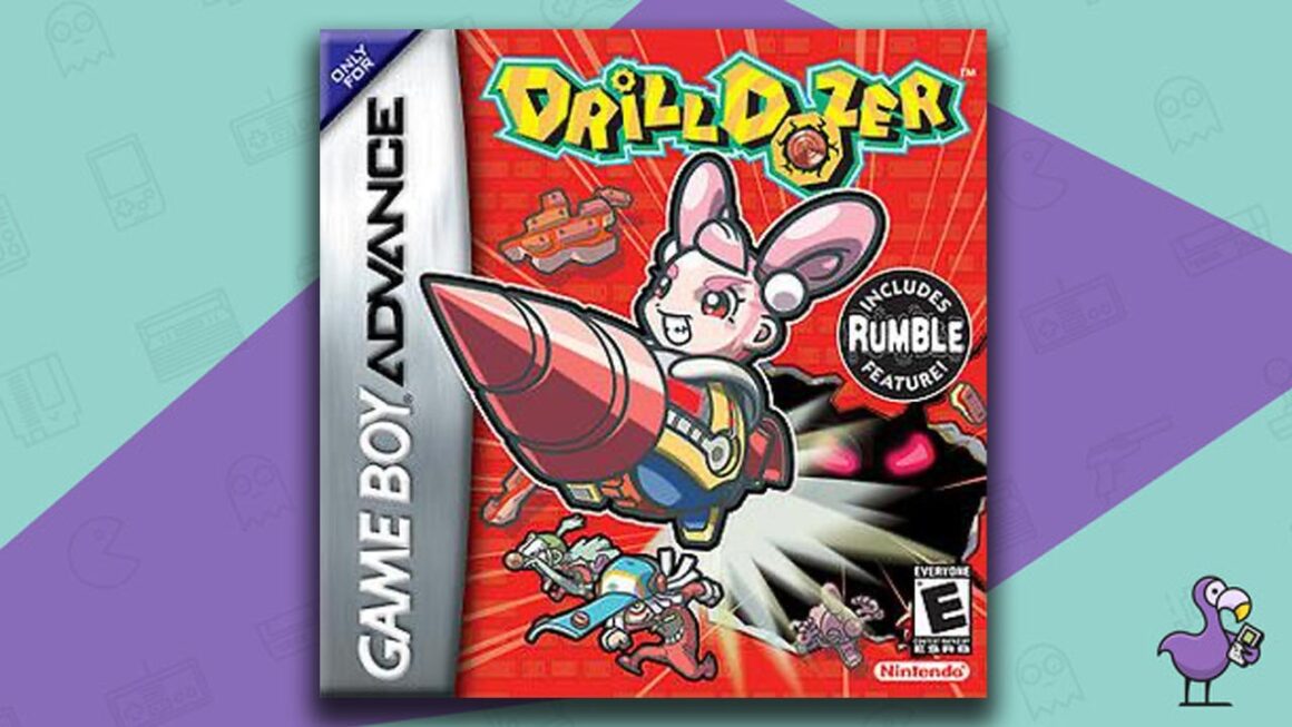 Los mejores juegos de Gameboy Advance - Drill Dozer Game Case Cover Art