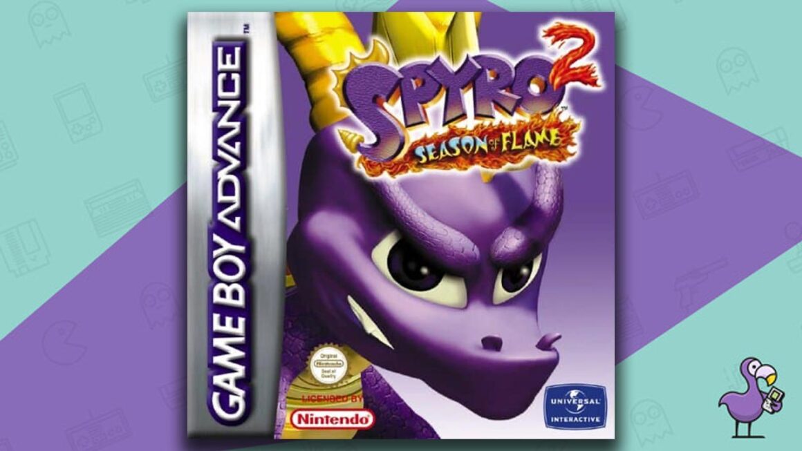 Los mejores juegos de Gameboy Advance - Spyro 2 Season of Flame carátula del juego