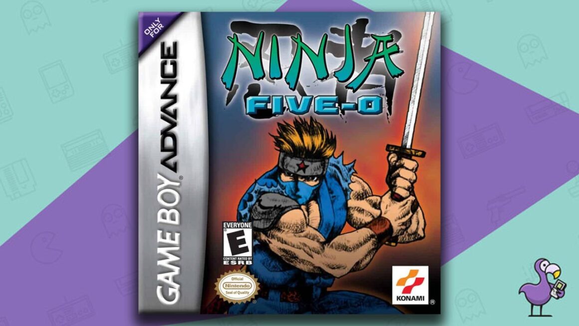 Los mejores juegos de Gameboy Advance - Arte de portada de la caja del juego Ninja Five O