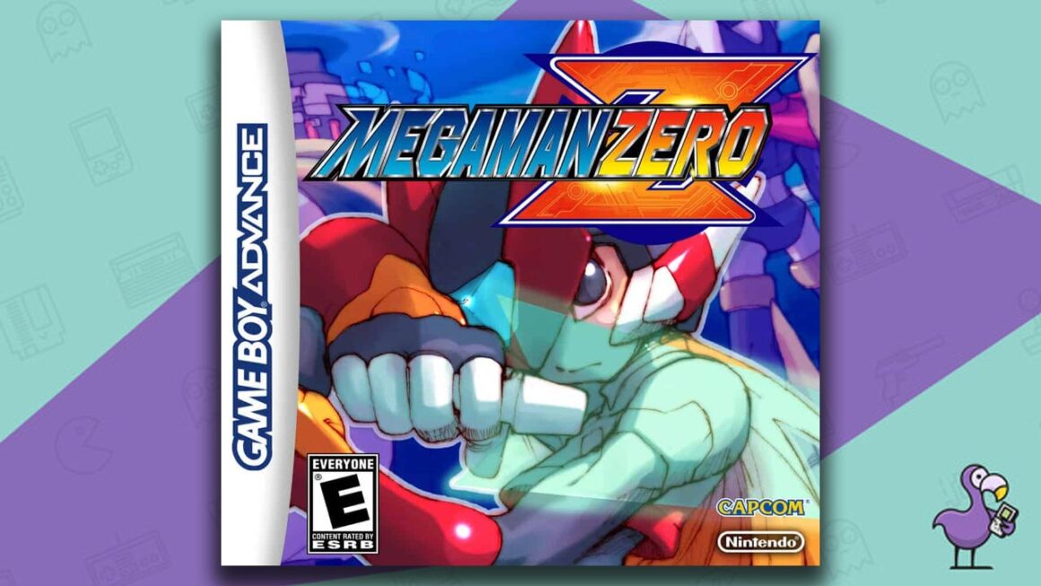 Los mejores juegos de Gameboy Advance: portada de la caja del juego MegaMan Zero