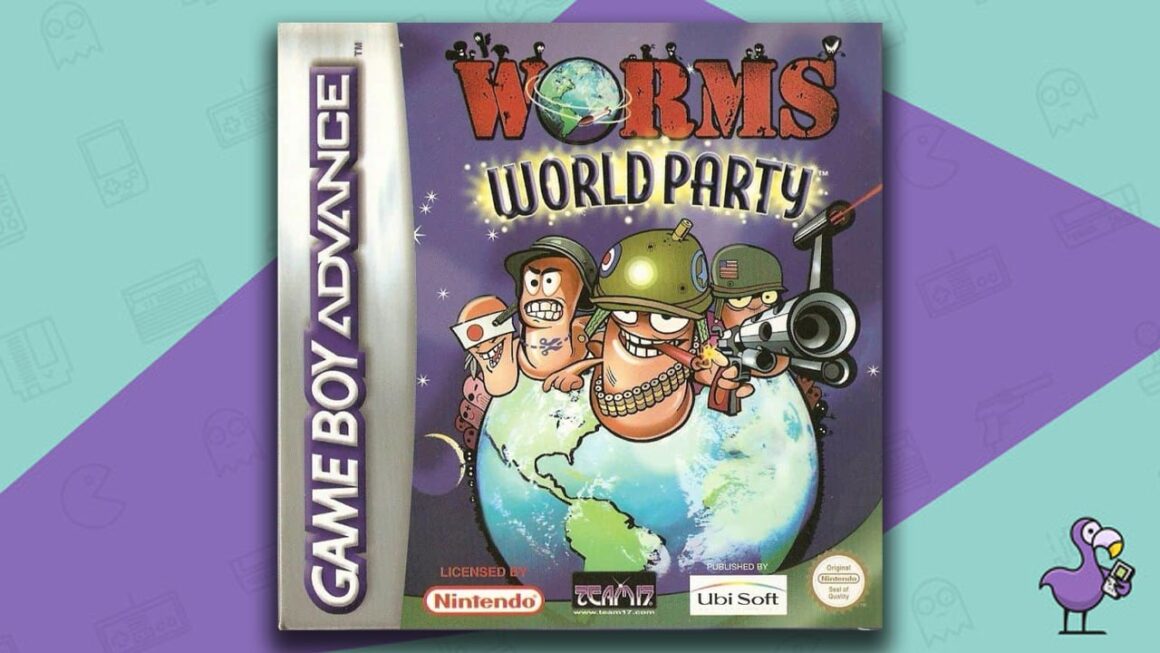 Los mejores juegos de Gameboy Advance - Worms: Carátula del juego World Party