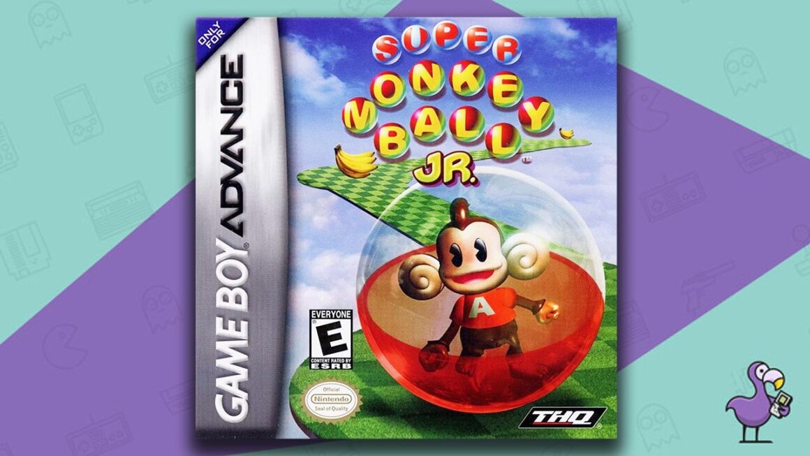Los mejores juegos de Gameboy Advance: portada del juego Super Monkey Ball Jr.