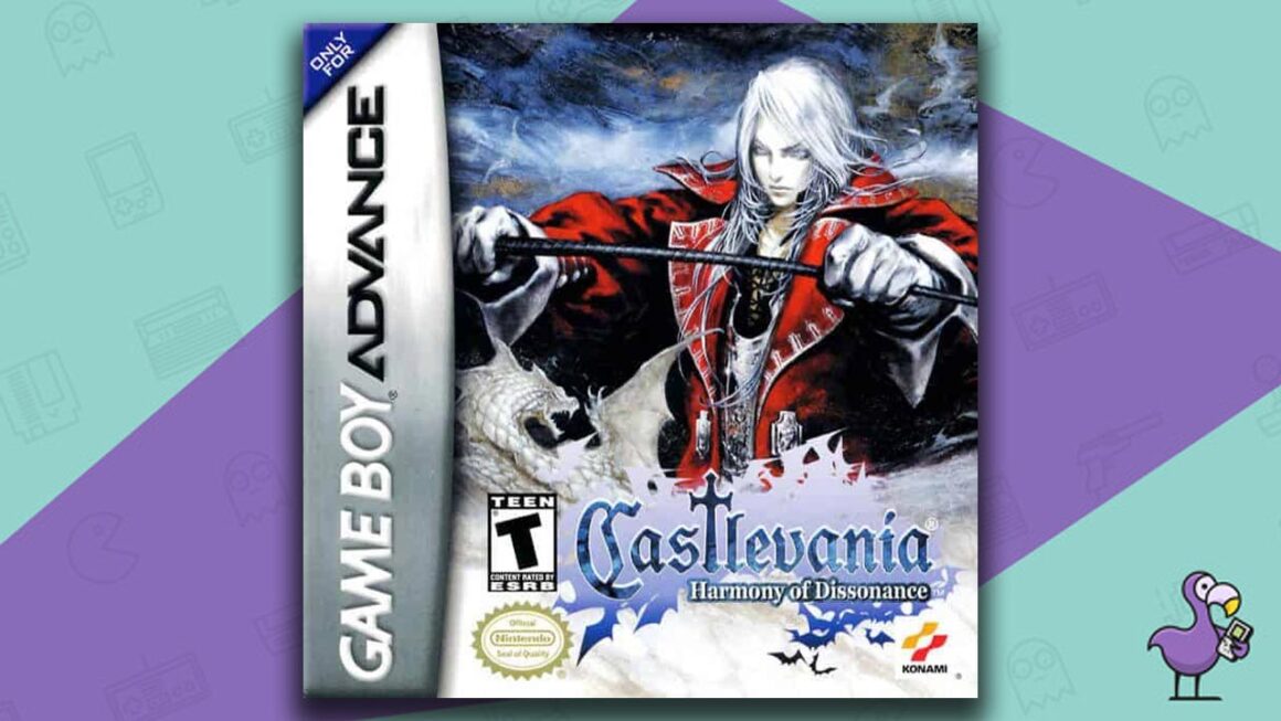 Los mejores juegos de Gameboy Advance - Castlevania: Harmony of Dissonance game case cover art