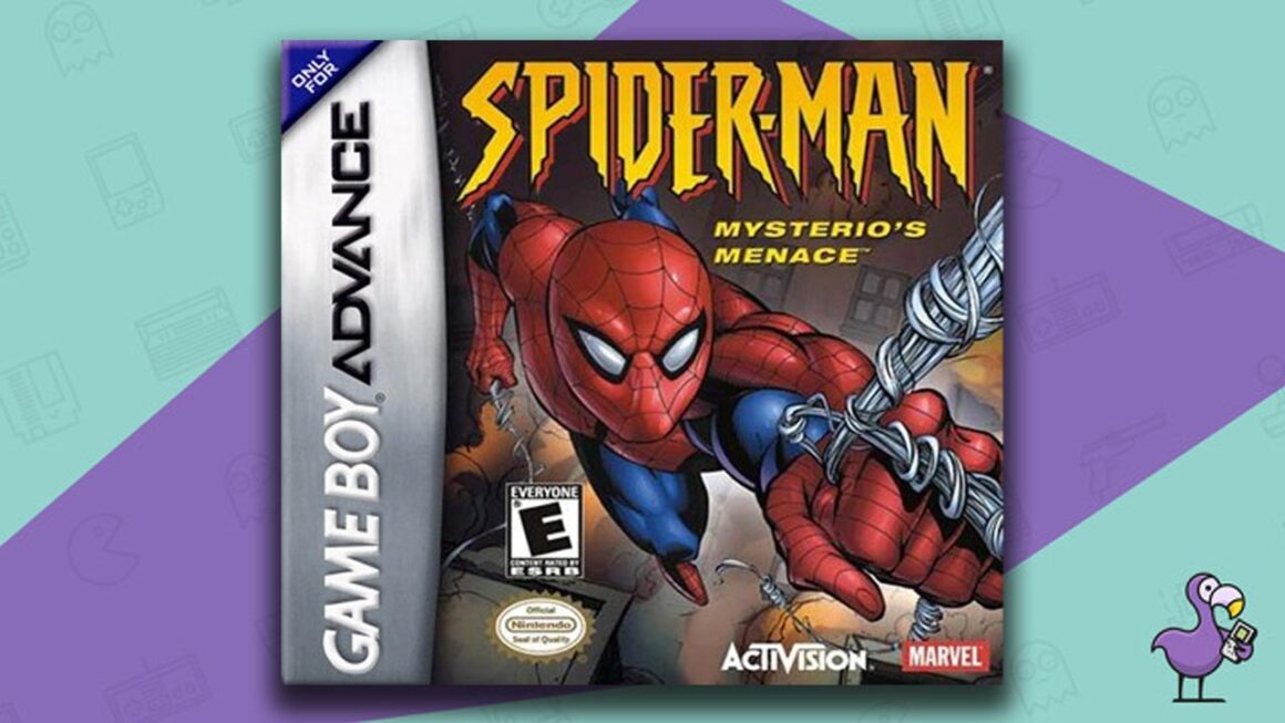 Los mejores juegos de Gameboy Advance: la portada del juego Spiderman Mysterio's Menace