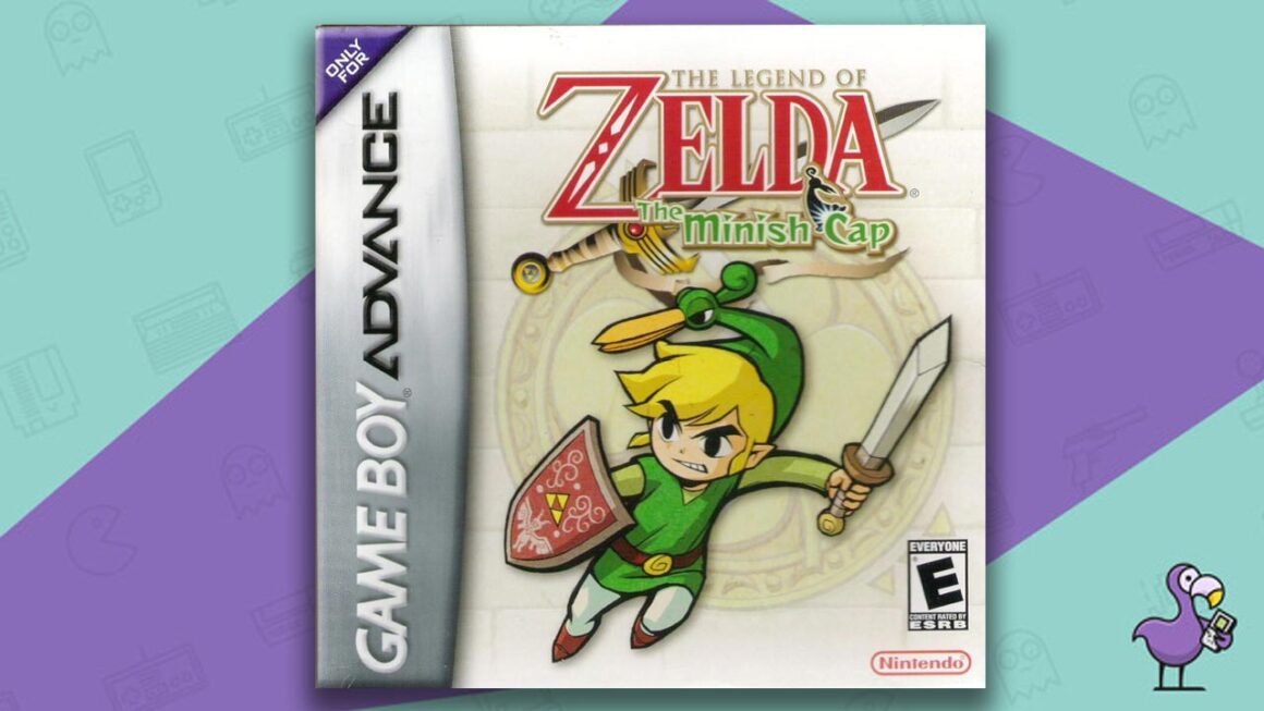 Los mejores juegos de Gameboy Advance: The Legend of Zelda: The Minish Cap, carátula del juego