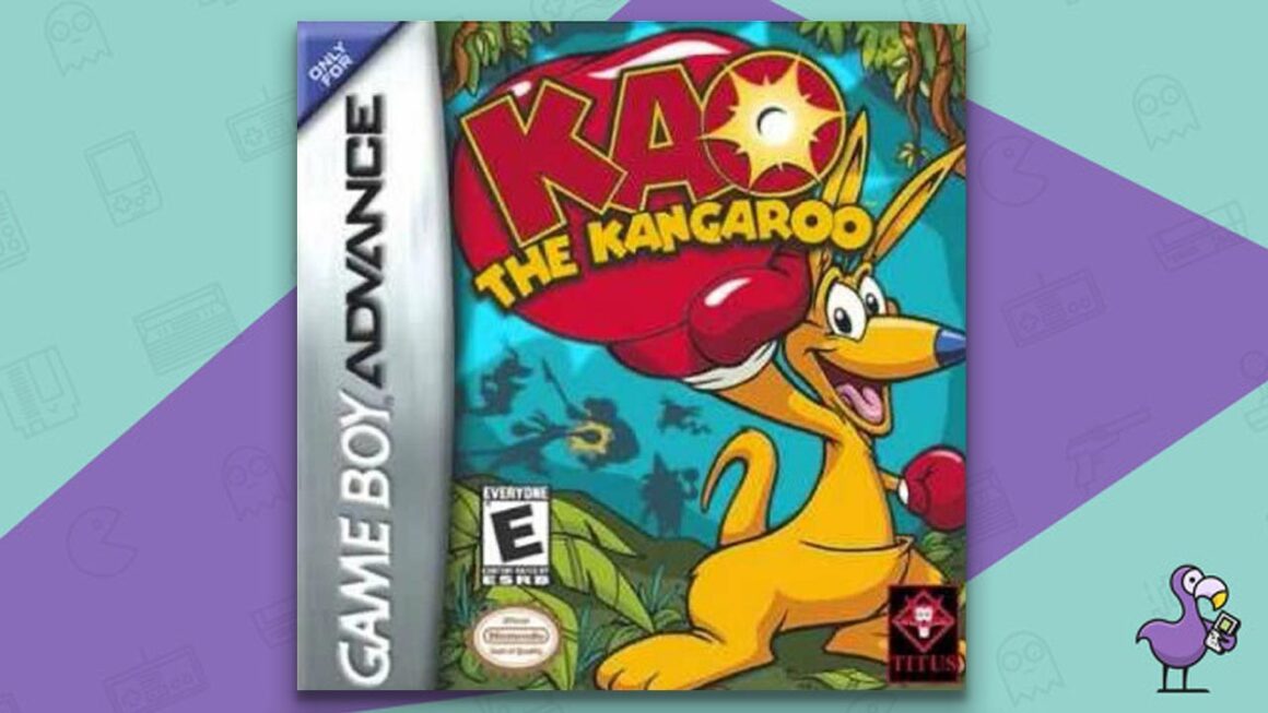Los mejores juegos de Gameboy Advance - Kao the Kangaroo game case cover art