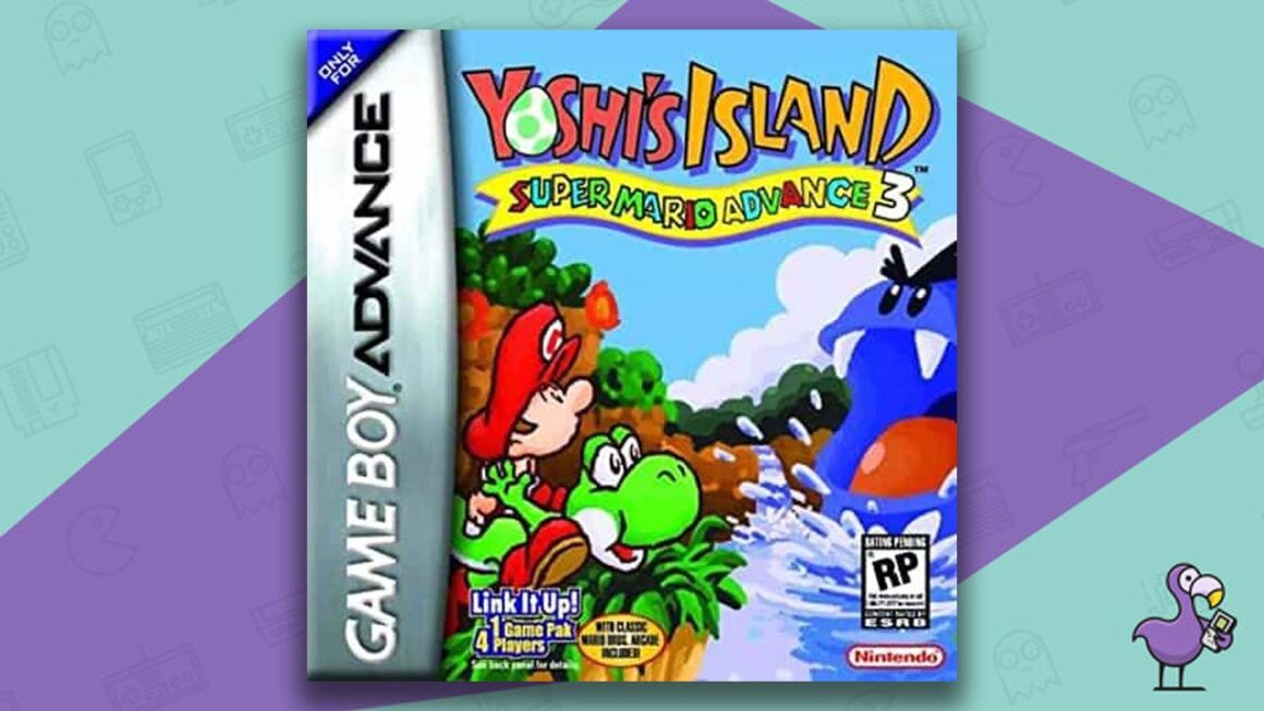 Los mejores juegos de Gameboy Advance - Yoshis Island Super Mario Advance 3 carátula del juego