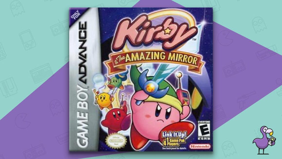 Los mejores juegos de Gameboy Advance - Kirby & The Amazing Mirror carátula del juego
