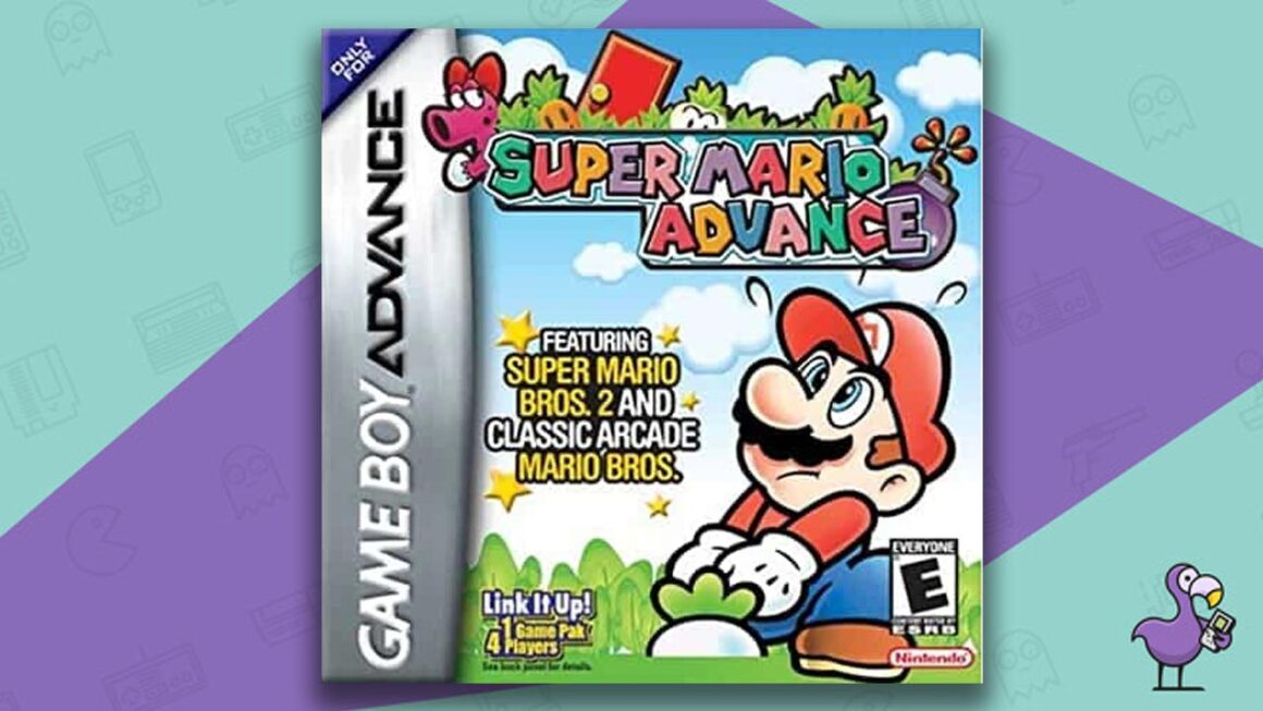Los mejores juegos de Gameboy Advance: portada de la caja del juego Super Mario Advance