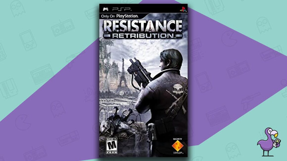 Los mejores juegos de PSP - Caja del juego Resistance: Retribution