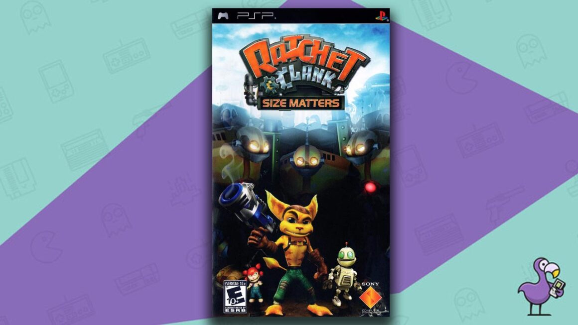 Los mejores juegos de PSP - Ratchet & Clank: caja del juego Size Matter