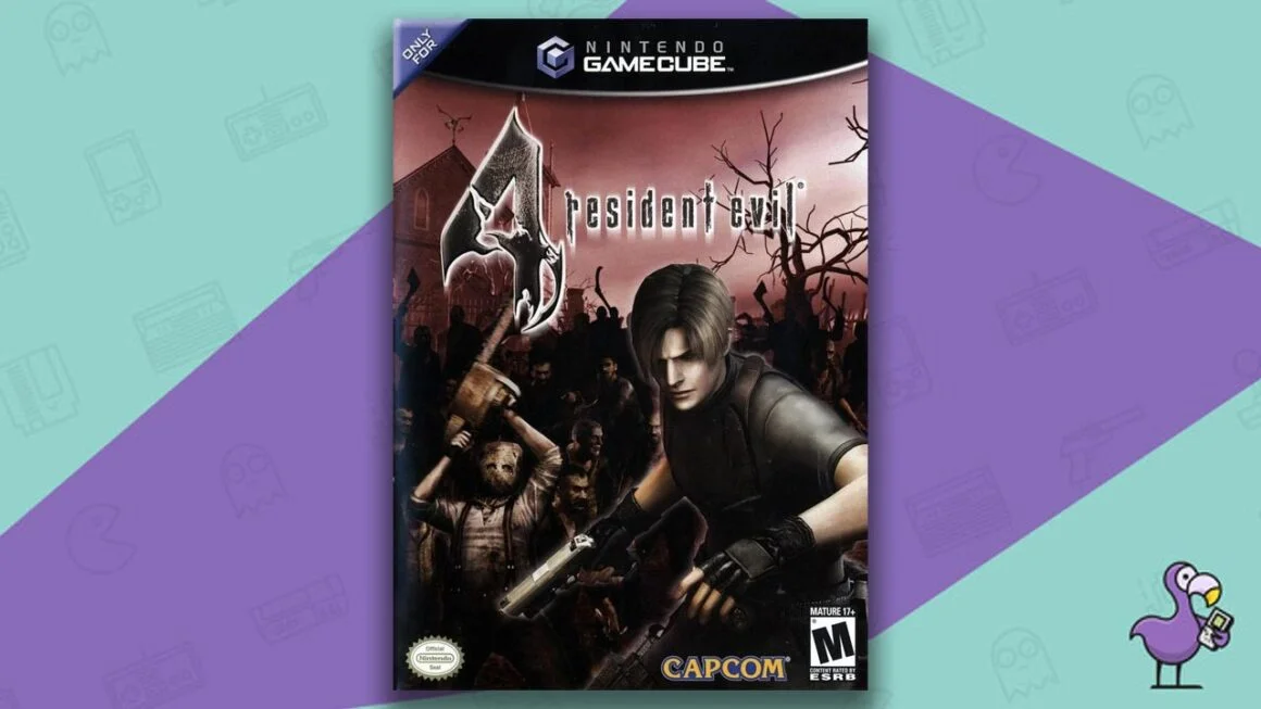 Los mejores juegos de Gamecube: arte de portada de la caja del juego Resident Evil 4